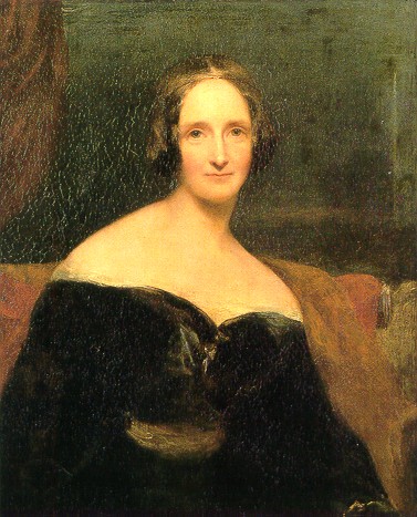 Retrat de Mary Shelley, escriptora britànica (1797–1851).